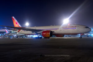 Air India B777 Departing