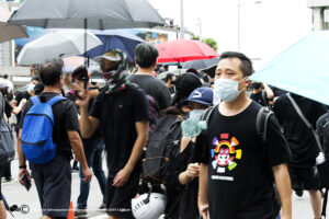 Protesting Even In The Rain